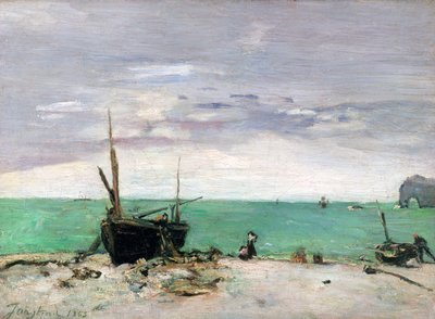 Etretat by Johan Barthold Jongkind